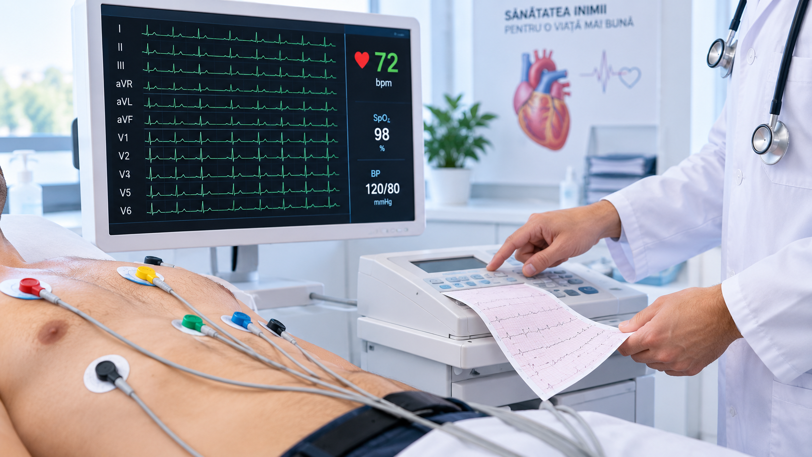 Consultație cardiologică / ECG